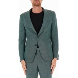 Hugo Boss Giacca misto lana BOSS PETROLIO 48