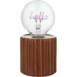 altri brand Lampadina decorativa natalizia Hello led ricaricabile