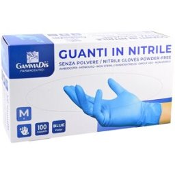 GAMMADIS FARMACEUTICI Srl GUANTI NITRILE S/POLV S 100PZ