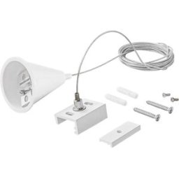 Tecnomat KIT 4 CAVI SOSPENSIONE RAIL PER SISTEMA A BINARIO CON GUIDA TRIFASE BIANCO 3 m