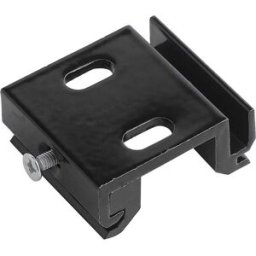 Tecnomat KIT 2 BASETTE PER SISTEMA A BINARIO CON GUIDA TRIFASE NERO 3,5x1,5x4 cm