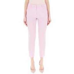 WEEKEND MAX MARA Pantalone lana vergine ROSA 38