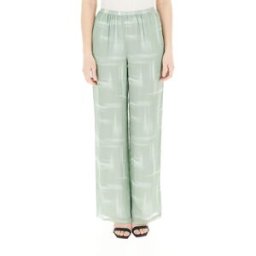 Armani Exchange Pantalone wide leg PISTACCHIO 8
