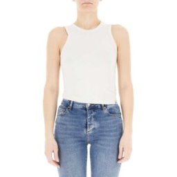 Calvin Klein Top elasticizzato PANNA XS