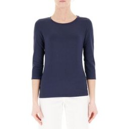 WEEKEND MAX MARA Maglia girocollo 3/4 BLU SCURO M