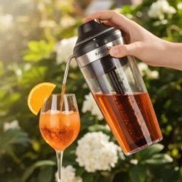 KASANOVA Shaker cocktail elettrico 500 ml con pompa