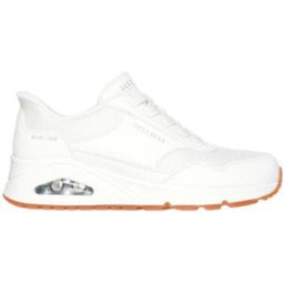Sneakers Bianche con Platform Skechers Street Hands Free Slip-ins: Uno - Banksia 39