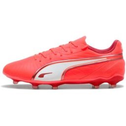 Scarpe da Calcio Rosse per Terreni Sintetici e Naturali Puma King Match FG/AG 44½