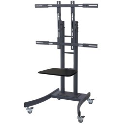 Staffa Pavimento Per Tv 37-100 Load 125Kg 800X600 Piano E Ruote