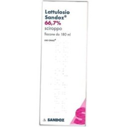 LATTULOSIO (SANDOZ)*sciroppo 180 ml 66,7% flacone