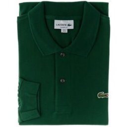 Lacoste Polo maniche lunghe VERDE SCURO 8