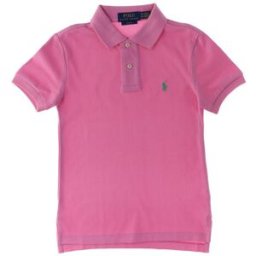 Ralph Lauren Polo maniche corte POLO BOYS ROSA S