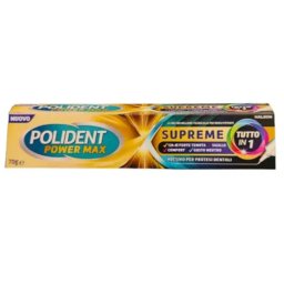 Polident Power Max Supreme Crema Adesiva Per Protesi 70g