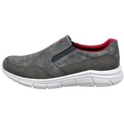 Mocassini Grigio Scuro con Dettagli Rossi BUGATTI 345AFA645500 44