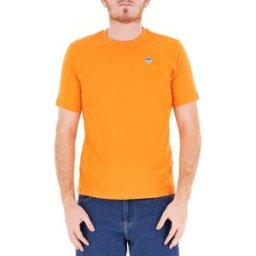 North Sails T-shirt in cotone ARANCIO CHIARO XXL