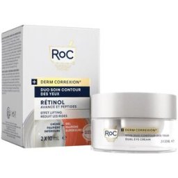 ROC OPCO LLC Roc Derm Correxion Dual Eye Cream - Contorno occhi anti-rughe effetto lifting - 2 x 10 ml