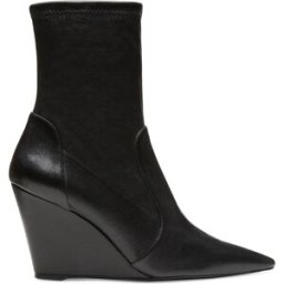 Stuart Weitzman Stuart Wedge 85 Sock Bootie - Donna Nero 36