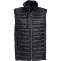 CLIQUE Gilet da uomo trapuntato Grid ; Taglia L; nero