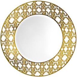 Roberto Cavalli Monogram Gold Set 2 Piatti Fondi - Piatti Oro UNICA