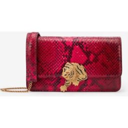 Roberto Cavalli Borsa Con Stampa Pitone E Tigre - Female Borse Mini Fucsia UNICA