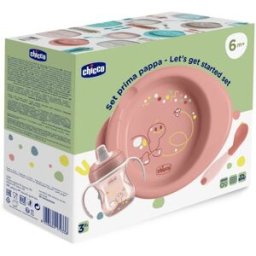 Set Prima Pappa Chicco 6+ Rosa