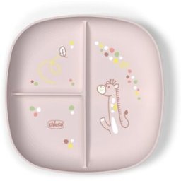 Piatto Porzionato Chicco 12+ Rosa