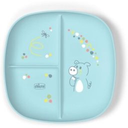 Piatto Porzionato Chicco 12+ Azzurro