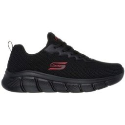 Sneakers Vegane Nere con Soletta in Memory Foam Skechers BOBS Sport B Flex - Chill Edge 42