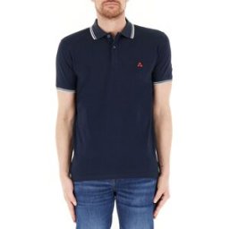 PEUTEREY Polo in cotone BLU NOTTE XXL