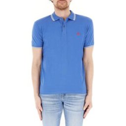 PEUTEREY Polo in cotone BLU CHIARO XXL