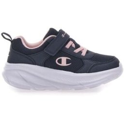 Sneakers Navy con Lacci Elastici e Logo Rosa CHAMPION HRO G PS Low Cut Shoe 30