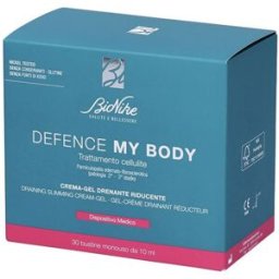 I.C.I.M. (BIONIKE) INTERNATION Bionike Defence My Body Crema Gel Drenante Riducente - Trattamento anti cellulite - 30 buste