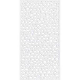 Nortene PANNELLO DA RECINZIONE IN POLIPROPILENE MOSAIC BIANCO 1x2 m