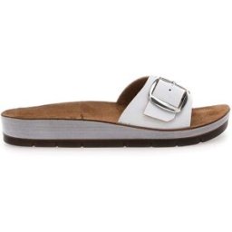 Ciabatte Bianche con Fibbia Regolabile e Sottopiede in Pelle INBLU 41 CP 40
