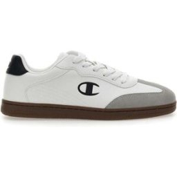 Sneakers Bianche Con Logo Laterale Champion Prestige Mix Material 41