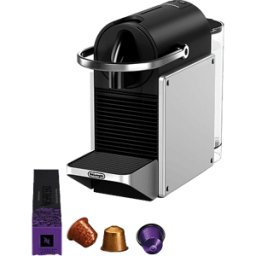 DeLonghi Pixie EN127.S MACCHINA CAFFÈ CAPSULE, Silver
