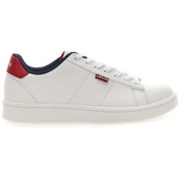 Sneakers Bianche con Dettagli Rossi e Blu LEVI'S BELL JR 39