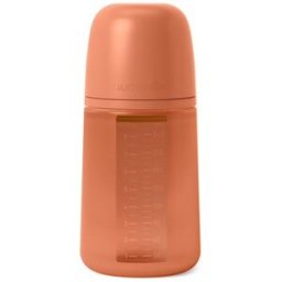 Biberon In Silicone 240 ml Suavinex Colour Essence Orange Sunset