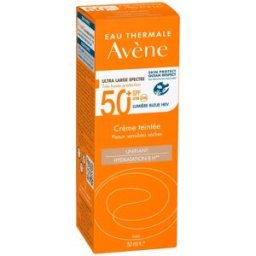 AVENE (Pierre Fabre It. SpA) Avene Solare Crema SPF50+ Colorata - Crema solare colorata per pelle secca - 50 ml