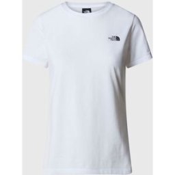 The North Face T-Shirt Simple Dome Slim Bianco Donna L