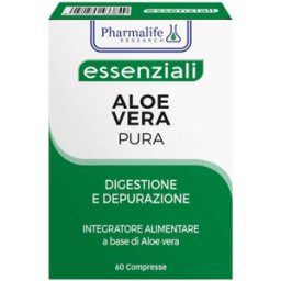Pharmalife research Pharmalife Aloe Vera Pura Integratore per Digestione e Depurazione 60 Compresse