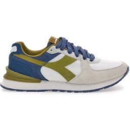 Sneakers Bianche con Dettagli Blu e Verdi DIADORA FENICE 42