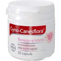 BAYER SpA Gyno-canesflora - Integratore per il benessere della mucosa vaginale - 30 capsule