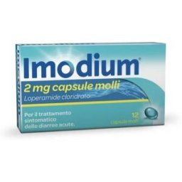 KENVUE ITALIA SPA Imodium - Per il trattamento della diarrea acuta - 12 Capsule Molli 2mg
