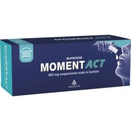 ANGELINI PHARMA ITALIA SpA MOMENTACT-400 Sosp.8 Bust.