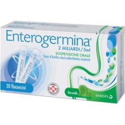 OPELLA HEALTHCARE ITALY Srl Enterogermina 2 Miliardi - Equilibrio della flora batterica intestinale - 20 flaconcini da 5 ml