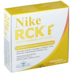 NEW MERCURY Srl NIKE RCK Acido Ascorbico + Bicarbonato di Potassio + Ribosio 100 Buste (50 dosi)