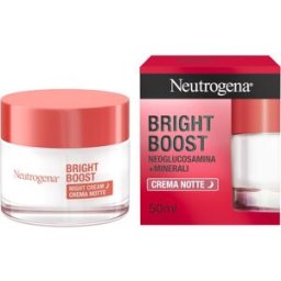 KENVUE ITALIA SPA Neutrogena Bright Boost Crema Notte - Crema viso antietà per prime rughe - 50 ml