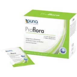 GUNA SpA Proflora Integratore Alimentare di Fermenti Lattici Probiotici 30 Bustine