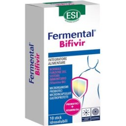 ESI Srl Esi Fermental Bifivir - Integratore alimentare per l'equilibrio della flora intestinale - 10 stick idrosolubili